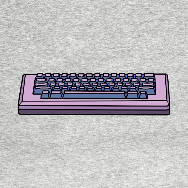 Purple vintage keyboard by Josh Diaz Villegas